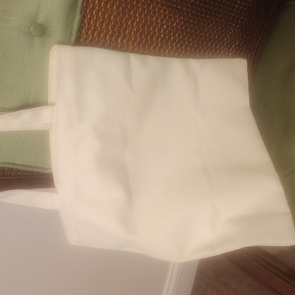 Prada Ivory Canvas Tote - Picture 4 of 6